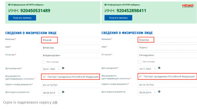 Теща і тесть заступника генпрокурора